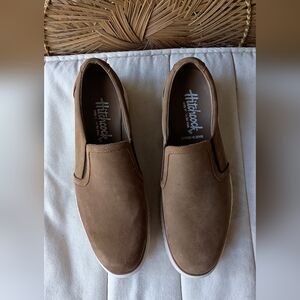 Hitchcock Brown Suede Slip-On Men's Shoes_13